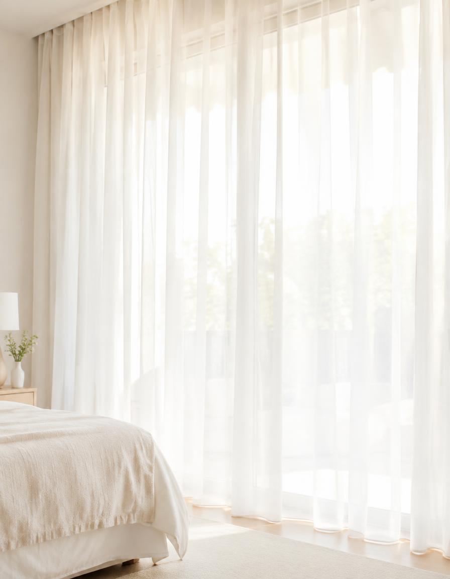 Sheer curtains