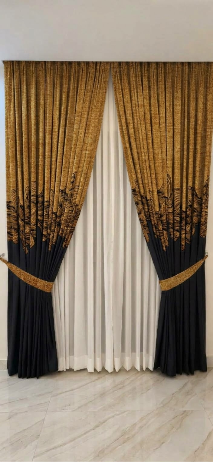 Moonlit Stripe Texture Velvet curtains